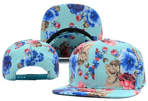 Floral Blank Snapbacks Hat XDF 6